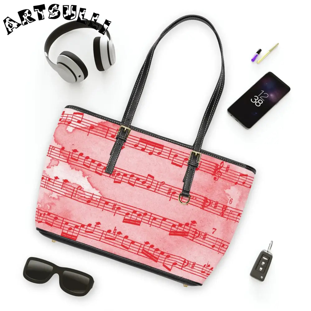 Womens Music Note Shoulder Bag, Artsulli - Art is Long, Life is Short, Bags, , , , , , , 