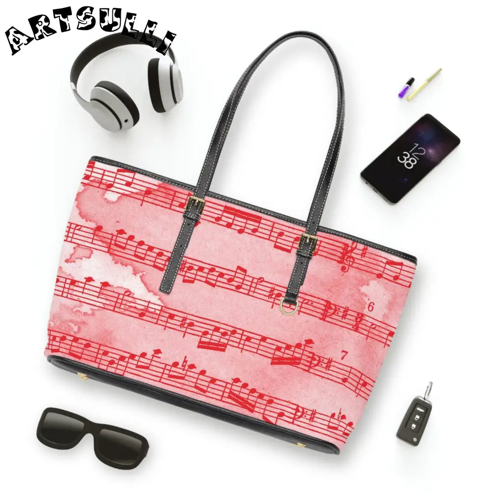Womens Music Note Shoulder Bag, Artsulli - Art is Long, Life is Short, Bags, , , , , , , 