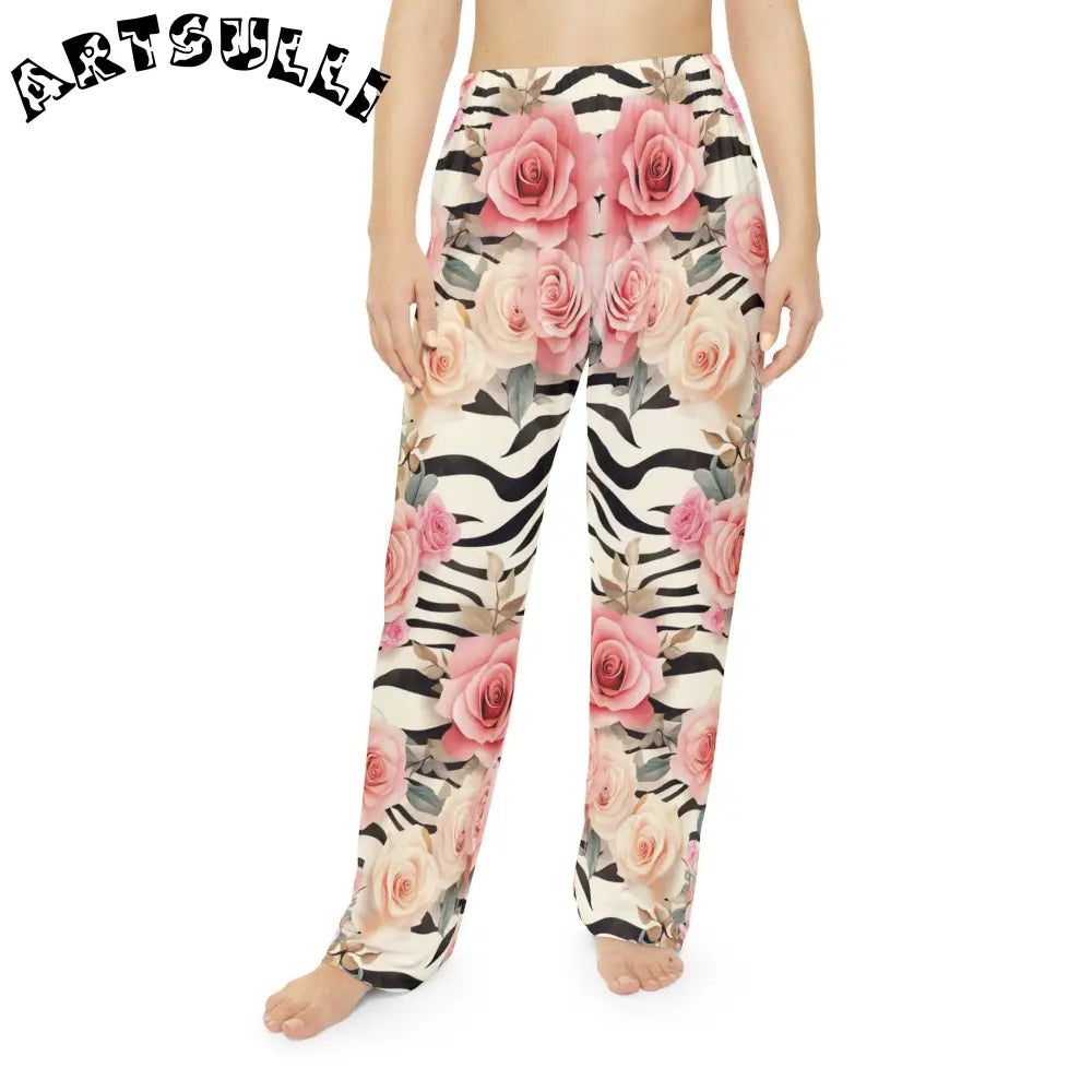 Women's Pajama Pants (AOP), Artsulli - Art is Long, Life is Short, All Over Prints, , , , , , , 