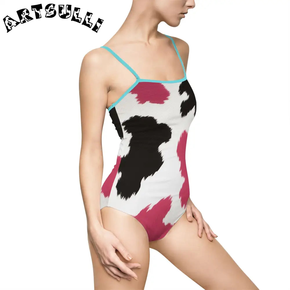 Women's One-piece Swimsuit (AOP), Artsulli - Art is Long, Life is Short, All Over Prints, , , , , , , 
