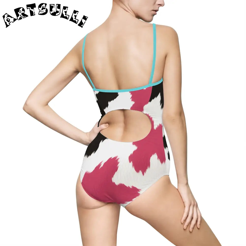Women's One-piece Swimsuit (AOP), Artsulli - Art is Long, Life is Short, All Over Prints, , , , , , , 