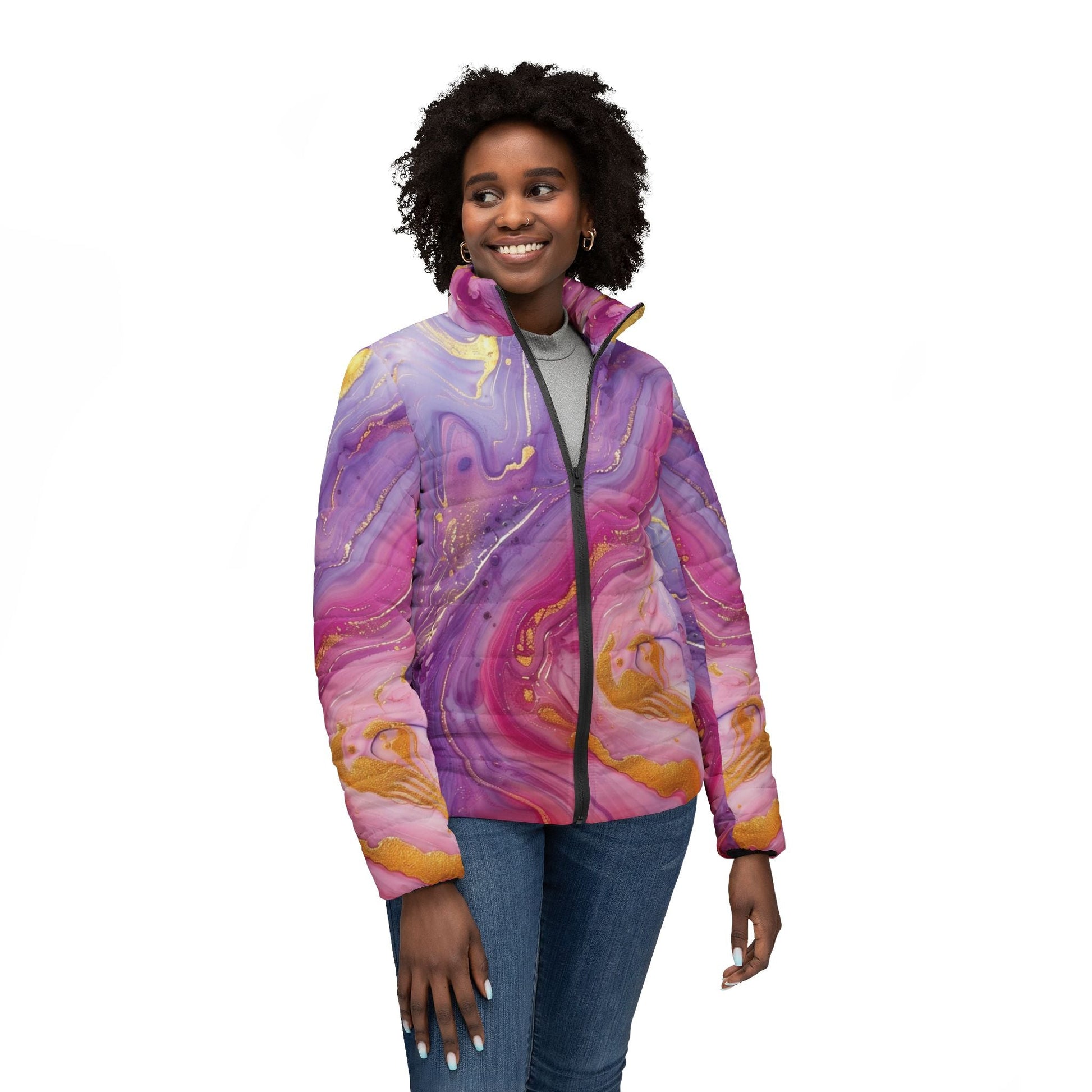 Printify Women’s Puffer Jacket (AOP) 2025