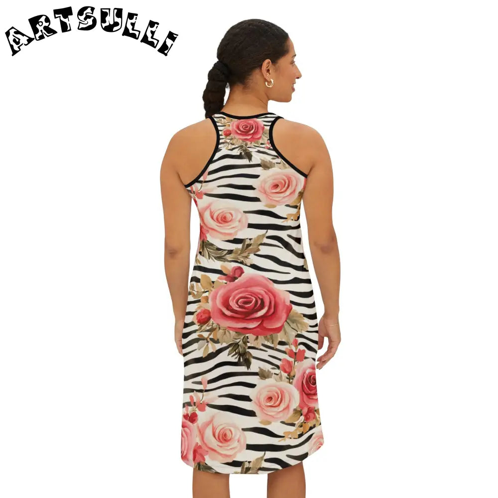 Women's Racerback Dress (AOP), Artsulli - Art is Long, Life is Short, Tank Top, , , , , , , 