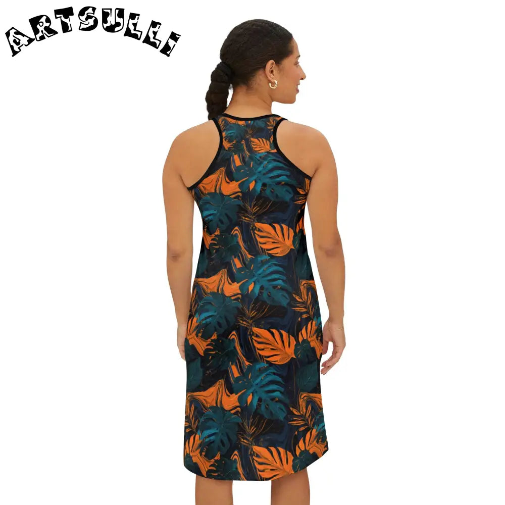 Women's Racerback Dress (AOP), Artsulli - Art is Long, Life is Short, Tank Top, , , , , , , 