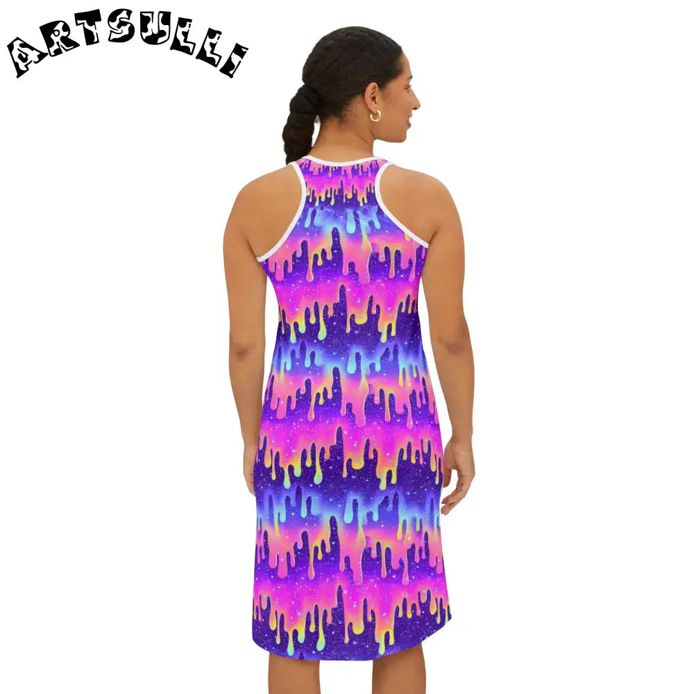 Women's Racerback Dress (AOP), Artsulli - Art is Long, Life is Short, Tank Top, , , , , , , 