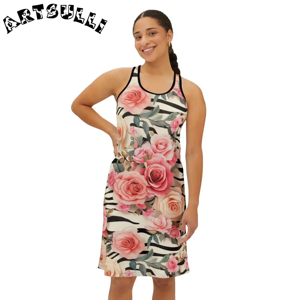 Women's Racerback Dress (AOP), Artsulli - Art is Long, Life is Short, Tank Top, , , , , , , 