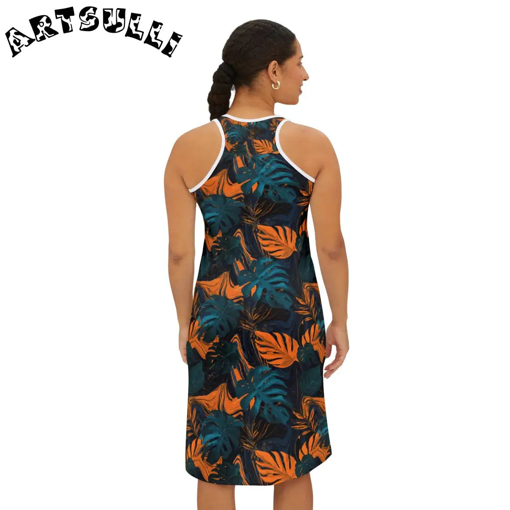 Women's Racerback Dress (AOP), Artsulli - Art is Long, Life is Short, Tank Top, , , , , , , 