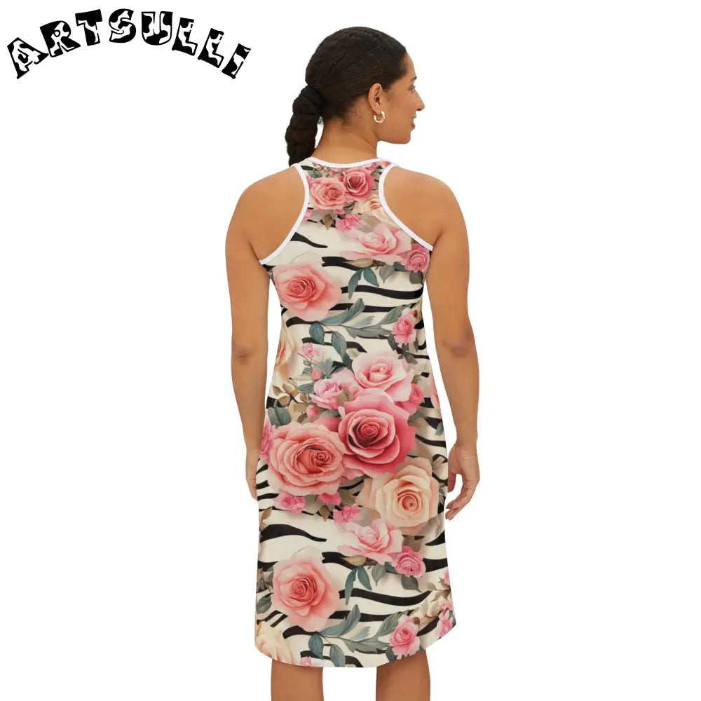 Women's Racerback Dress (AOP), Artsulli - Art is Long, Life is Short, Tank Top, , , , , , , 