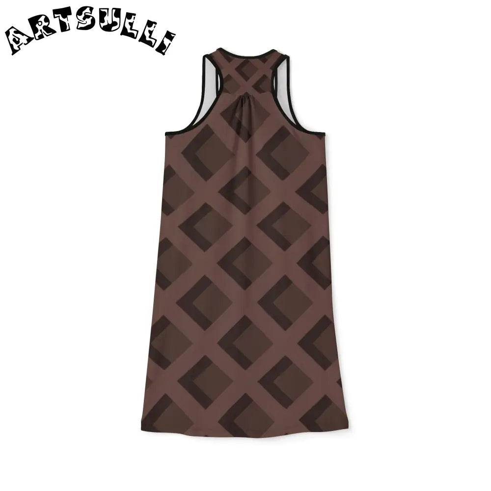 Women's Racerback Dress (AOP), Artsulli - Art is Long, Life is Short, Tank Top, , , , , , , 