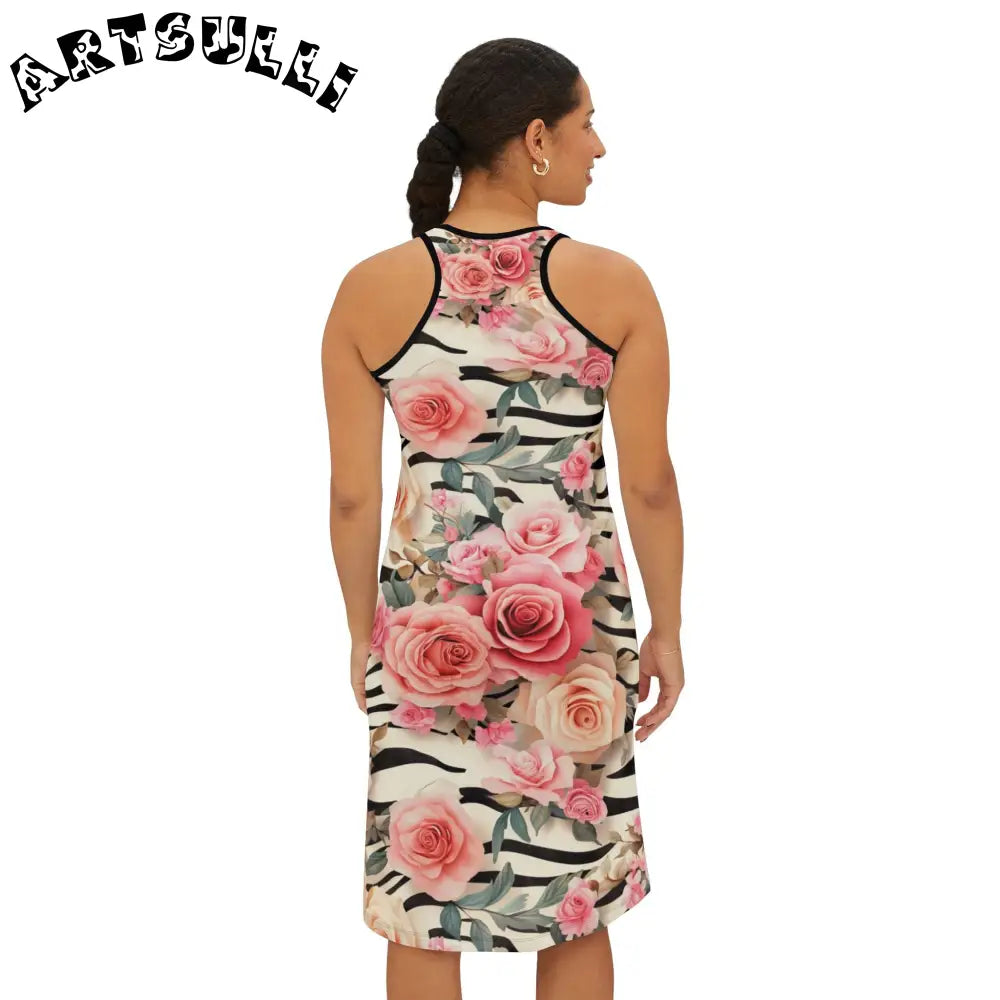 Women's Racerback Dress (AOP), Artsulli - Art is Long, Life is Short, Tank Top, , , , , , , 