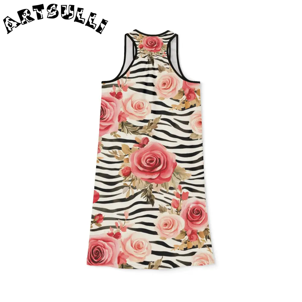 Women's Racerback Dress (AOP), Artsulli - Art is Long, Life is Short, Tank Top, , , , , , , 