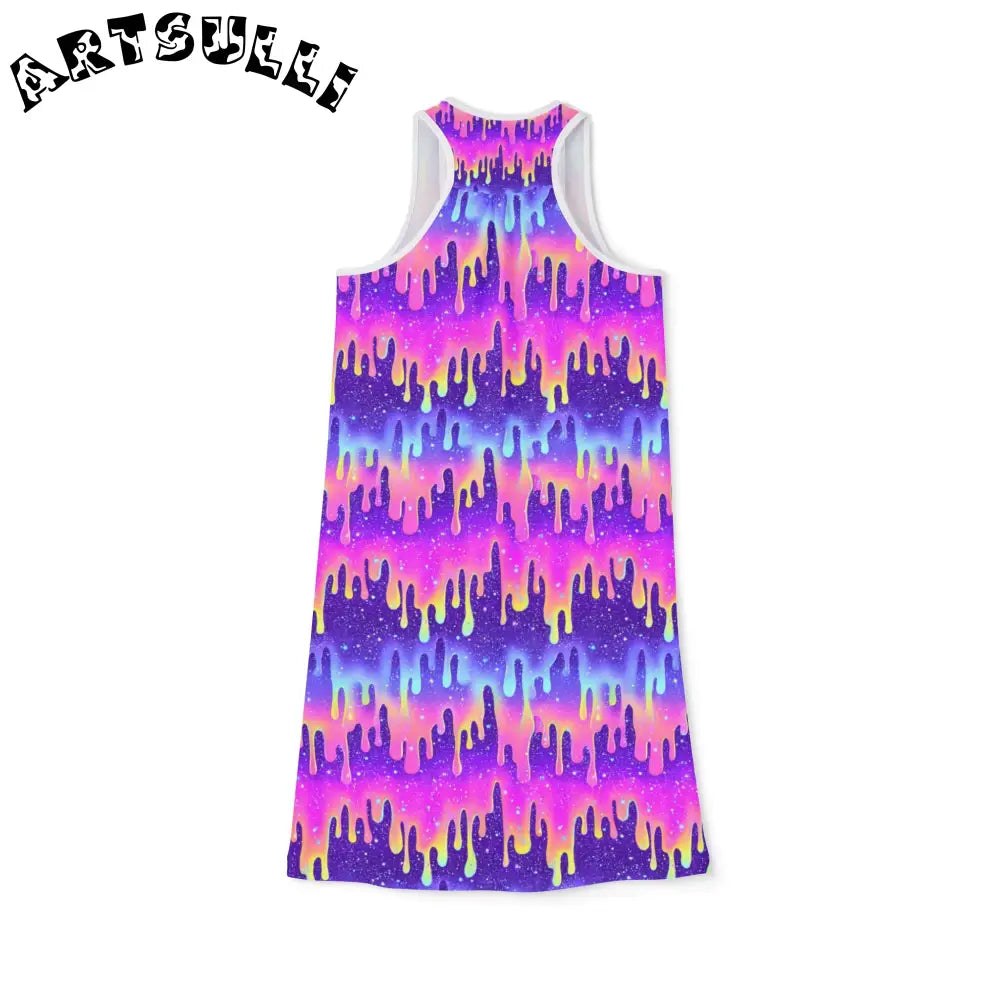 Women's Racerback Dress (AOP), Artsulli - Art is Long, Life is Short, Tank Top, , , , , , , 