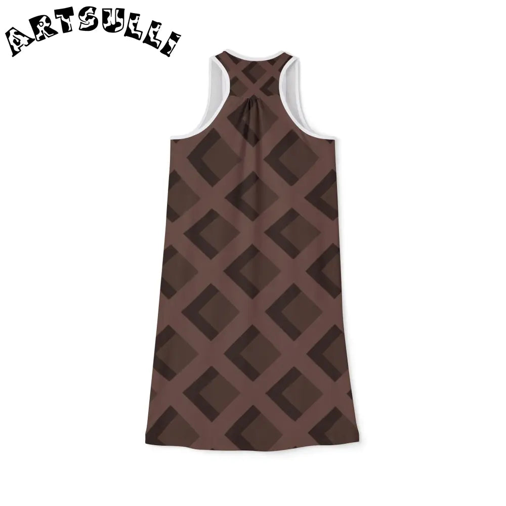 Women's Racerback Dress (AOP), Artsulli - Art is Long, Life is Short, Tank Top, , , , , , , 