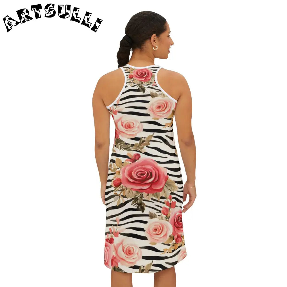Women's Racerback Dress (AOP), Artsulli - Art is Long, Life is Short, Tank Top, , , , , , , 