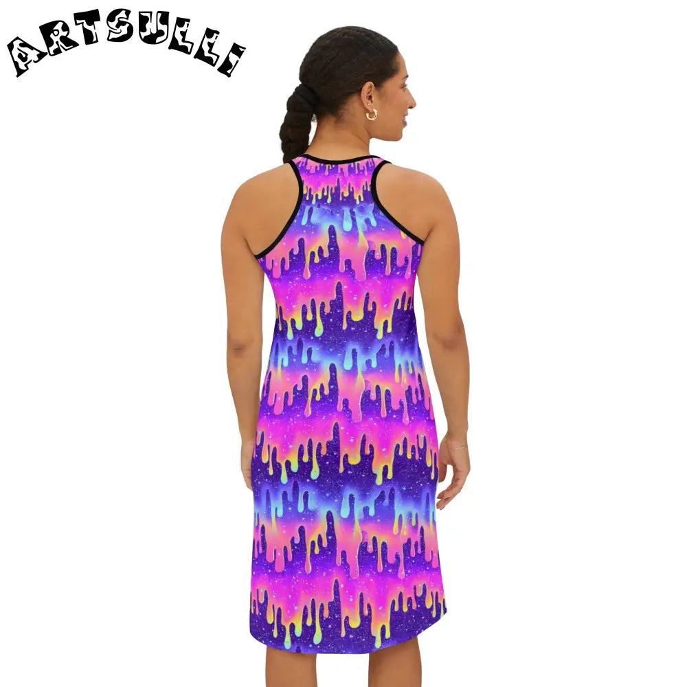 Women's Racerback Dress (AOP), Artsulli - Art is Long, Life is Short, Tank Top, , , , , , , 