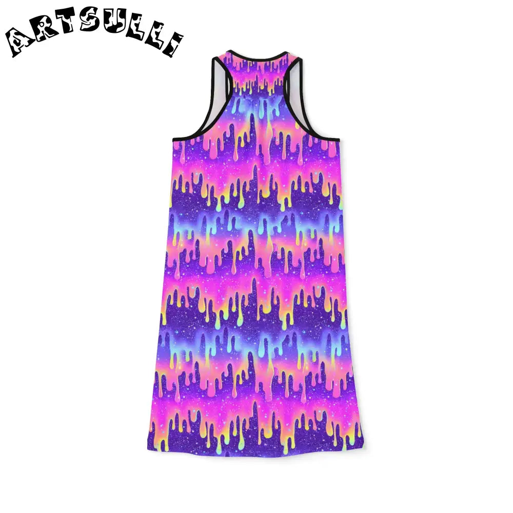 Women's Racerback Dress (AOP), Artsulli - Art is Long, Life is Short, Tank Top, , , , , , , 