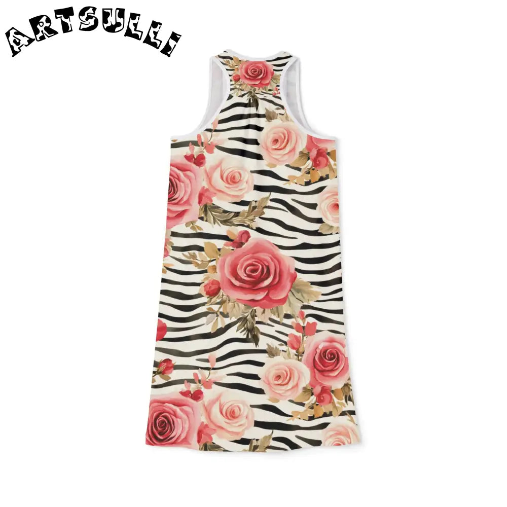 Women's Racerback Dress (AOP), Artsulli - Art is Long, Life is Short, Tank Top, , , , , , , 