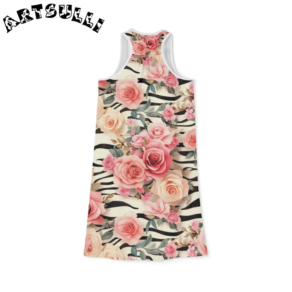 Women's Racerback Dress (AOP), Artsulli - Art is Long, Life is Short, Tank Top, , , , , , , 