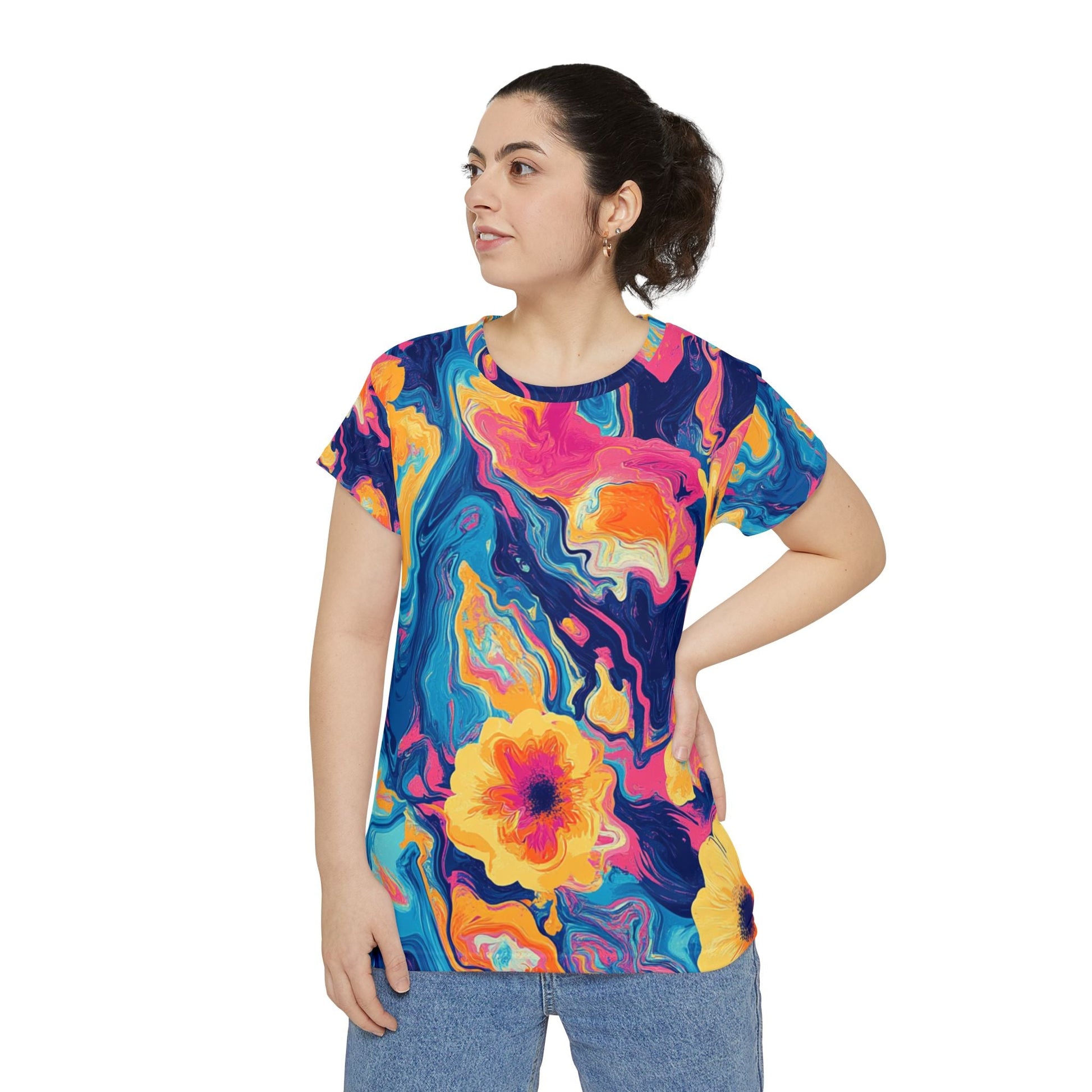 Printify Women’s Short Sleeve Shirt (AOP) 2025