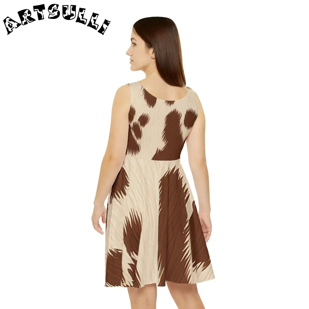 Women's Skater Dress (AOP), Artsulli - Art is Long, Life is Short, All Over Prints, , , , , , , 
