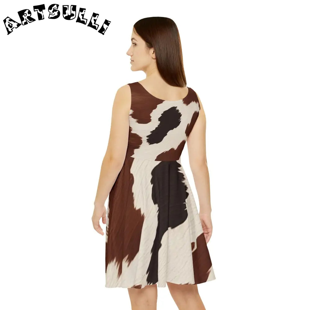 Women's Skater Dress (AOP), Artsulli - Art is Long, Life is Short, All Over Prints, , , , , , , 