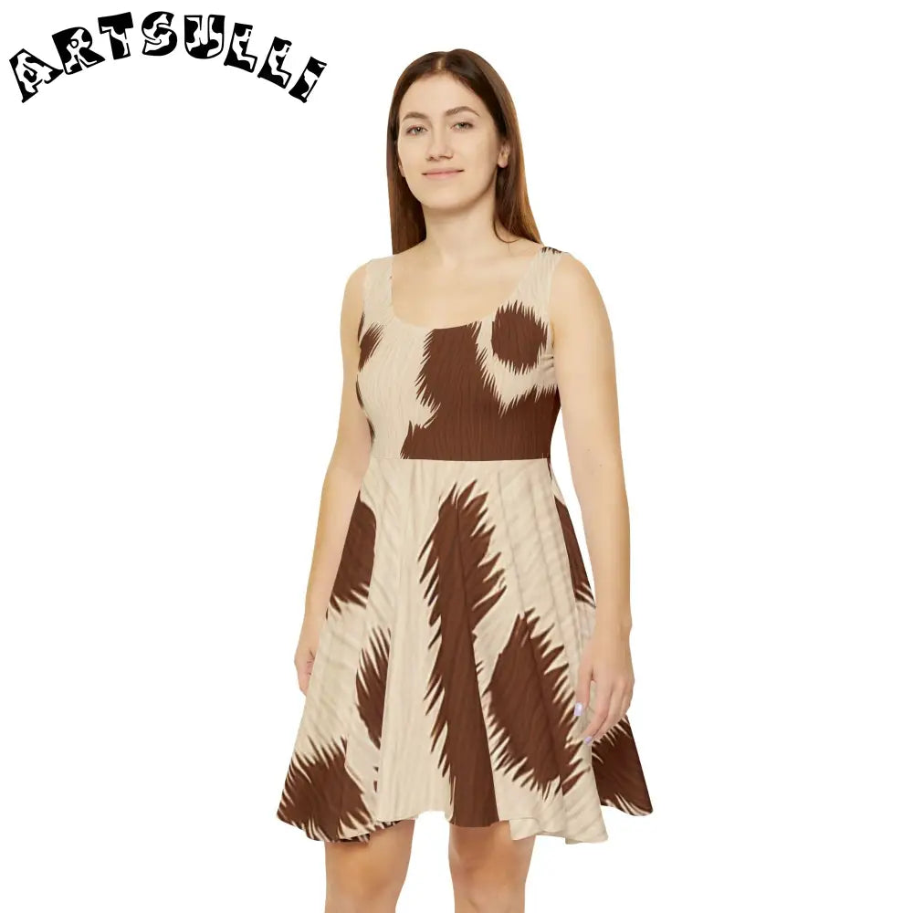 Women's Skater Dress (AOP), Artsulli - Art is Long, Life is Short, All Over Prints, , , , , , , 