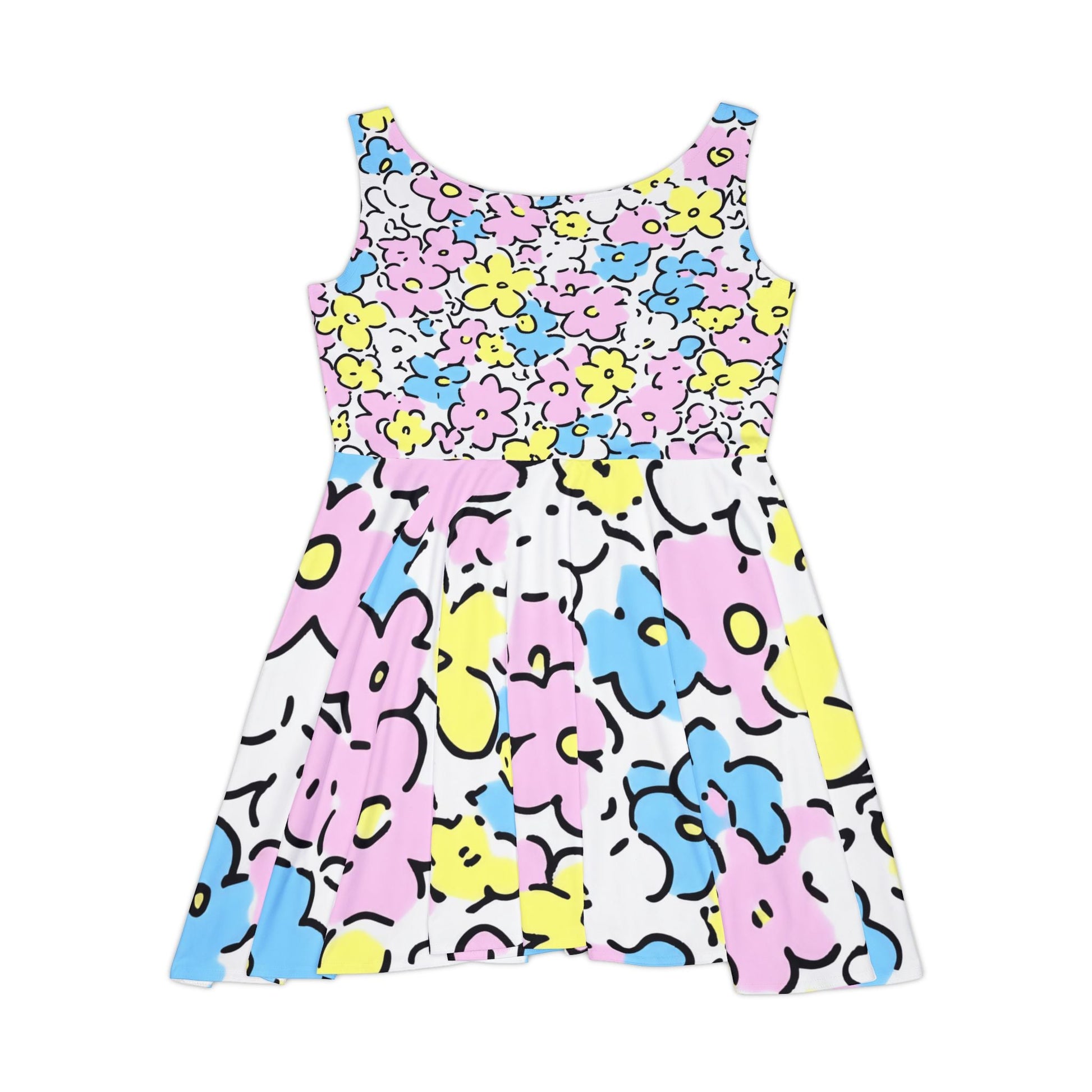 Women's Skater Dress (AOP), Artsulli - Art is Long, Life is Short, All Over Prints, , , , , , , 