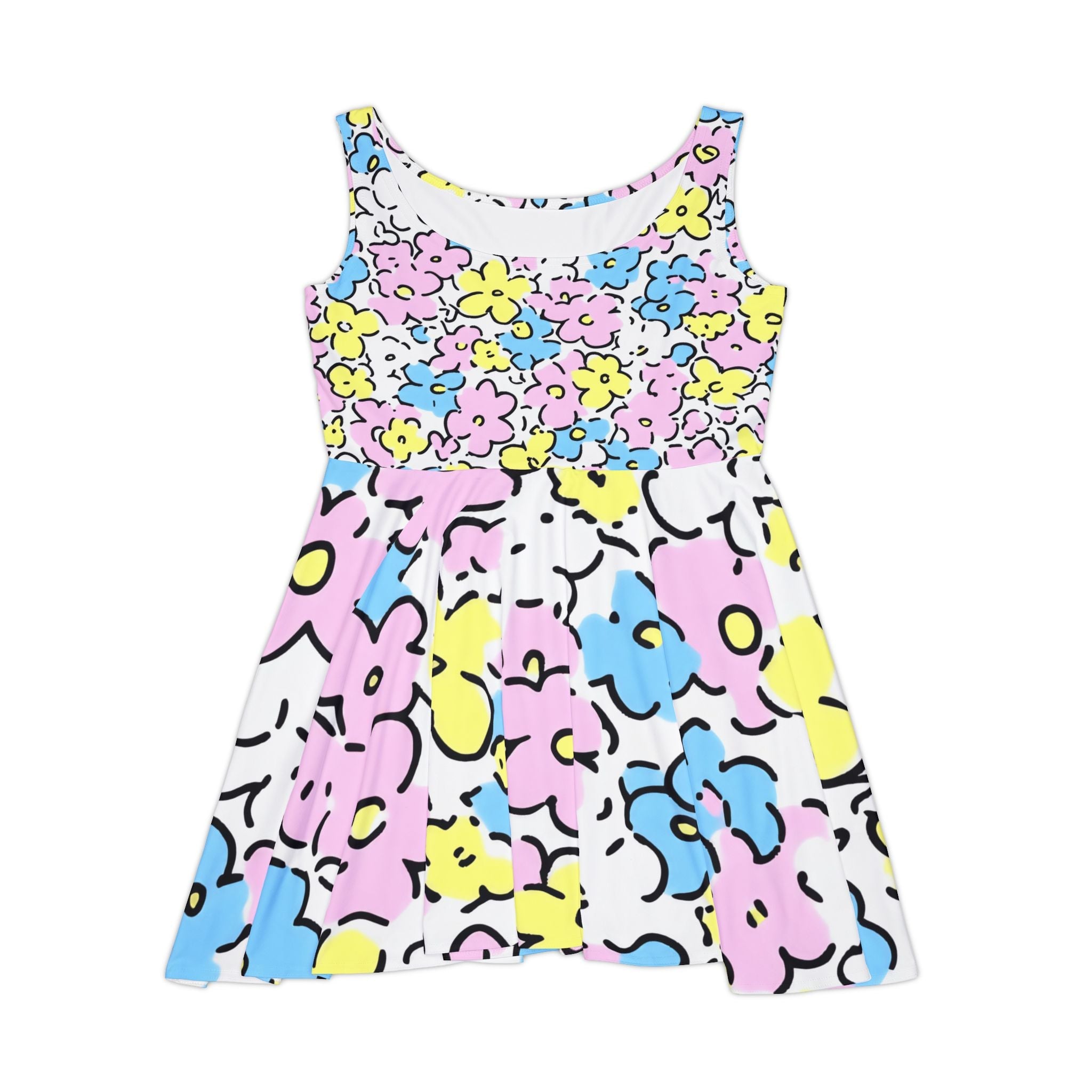 Women's Skater Dress (AOP), Artsulli - Art is Long, Life is Short, All Over Prints, Size, XS, , , , , 40939898294083042513