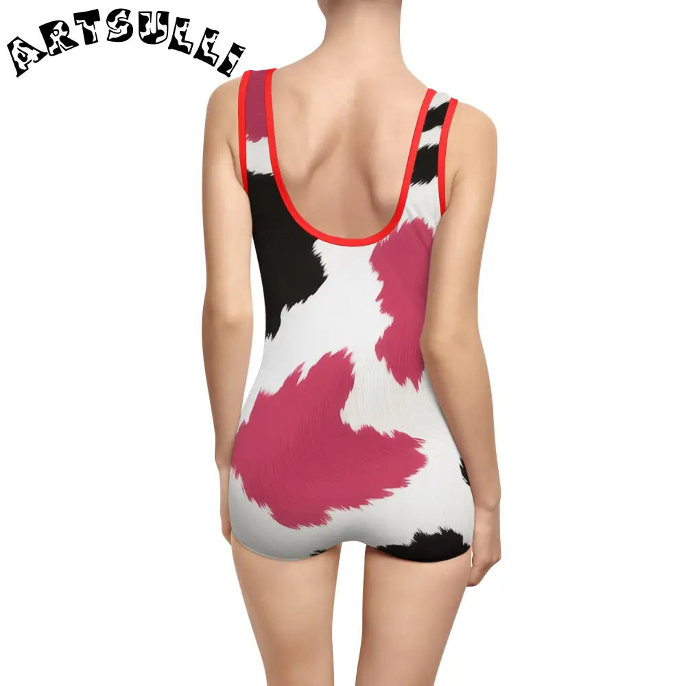 Women's Vintage Swimsuit (AOP), Artsulli - Art is Long, Life is Short, All Over Prints, , , , , , , 