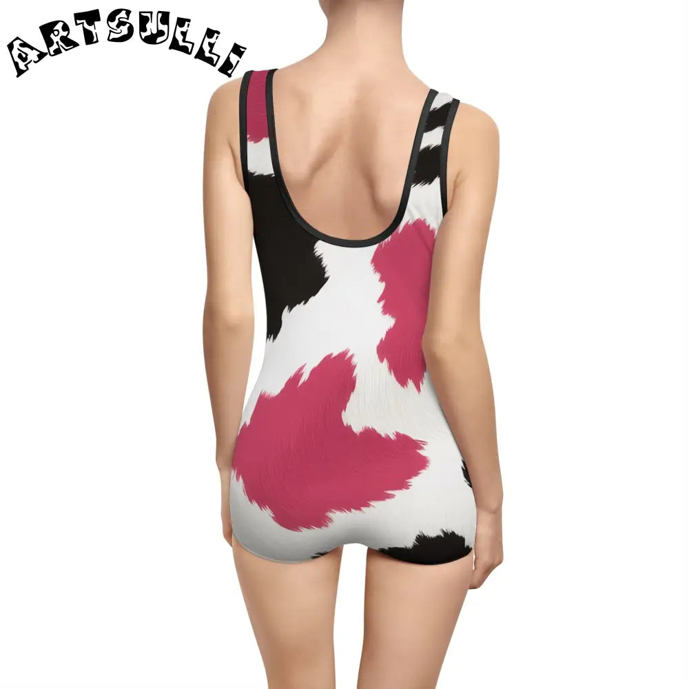 Women's Vintage Swimsuit (AOP), Artsulli - Art is Long, Life is Short, All Over Prints, , , , , , , 