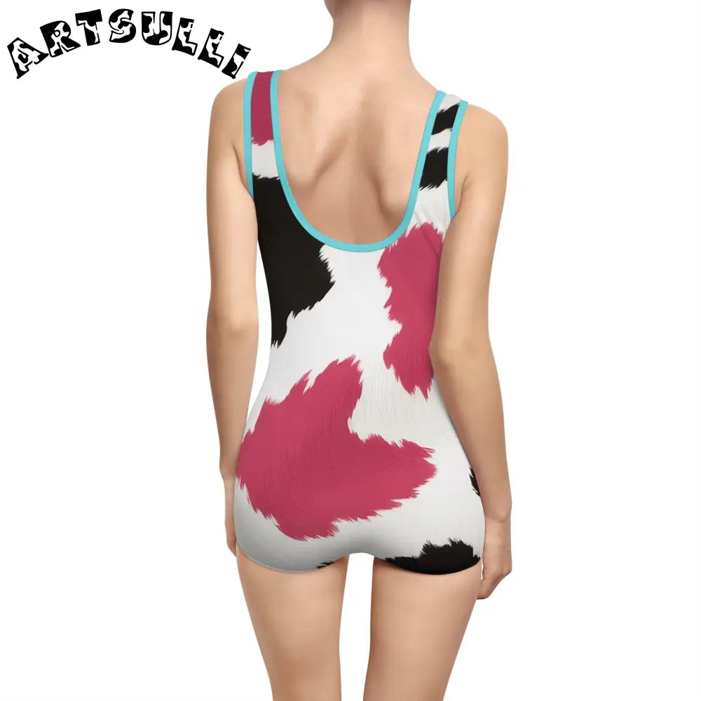 Women's Vintage Swimsuit (AOP), Artsulli - Art is Long, Life is Short, All Over Prints, , , , , , , 