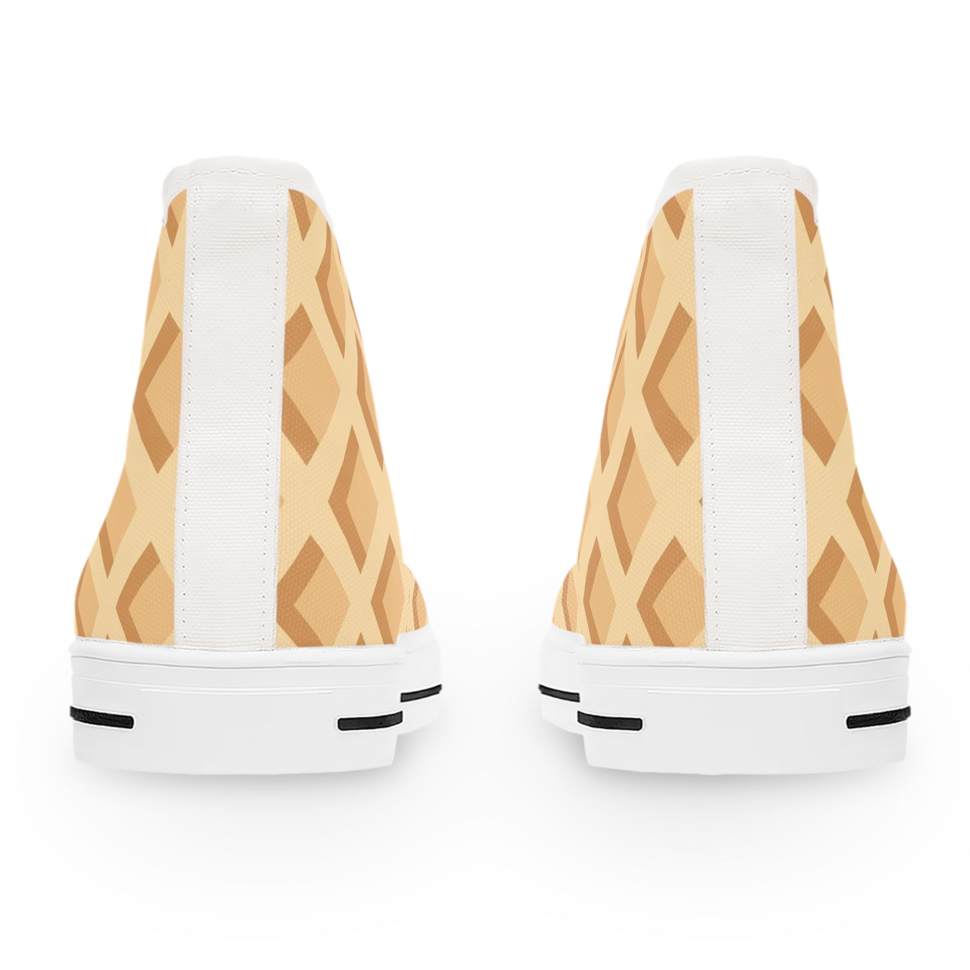 Printify Women’s Waffle High Top Canvas Sneakers 2025