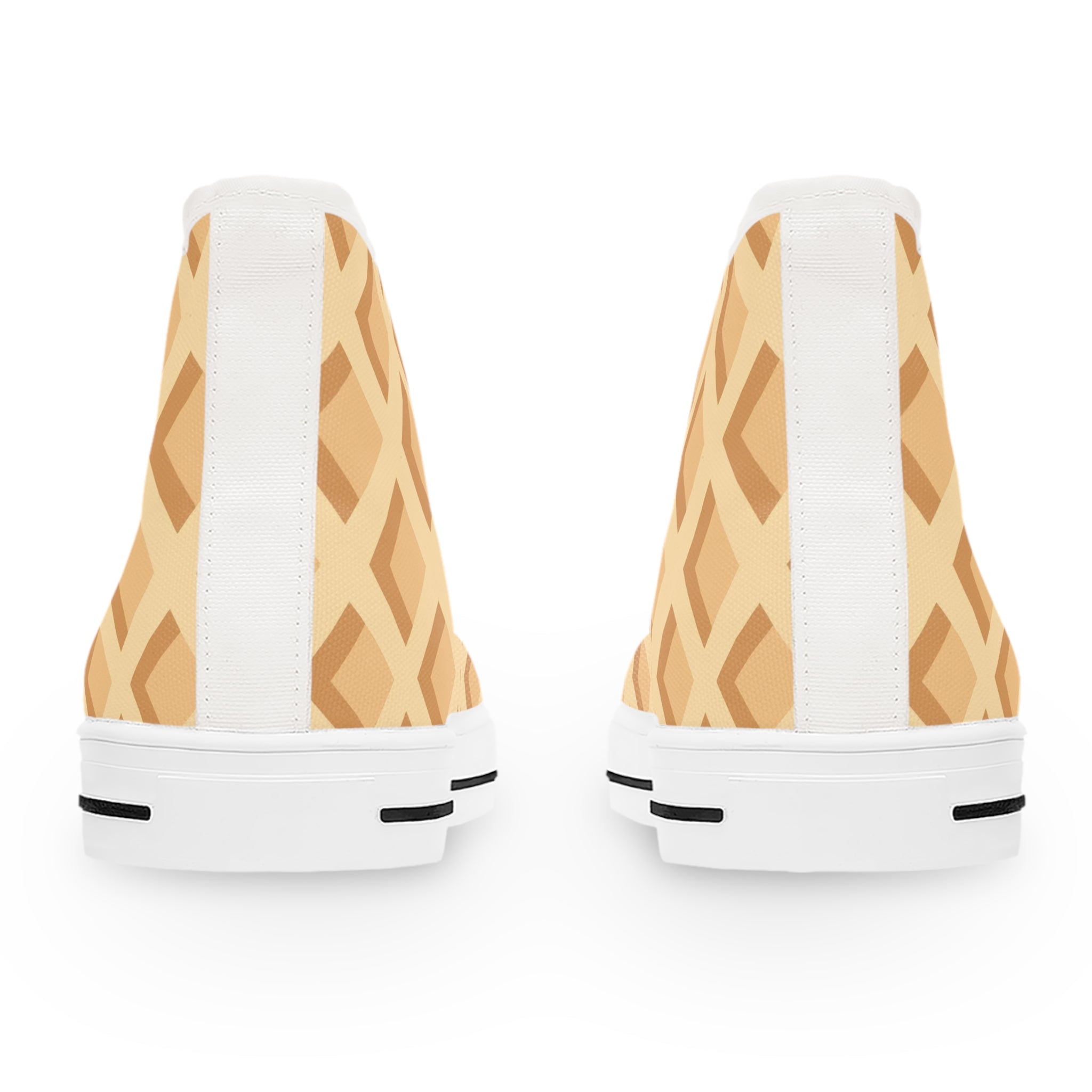 Printify Women’s Waffle High Top Canvas Sneakers 2025