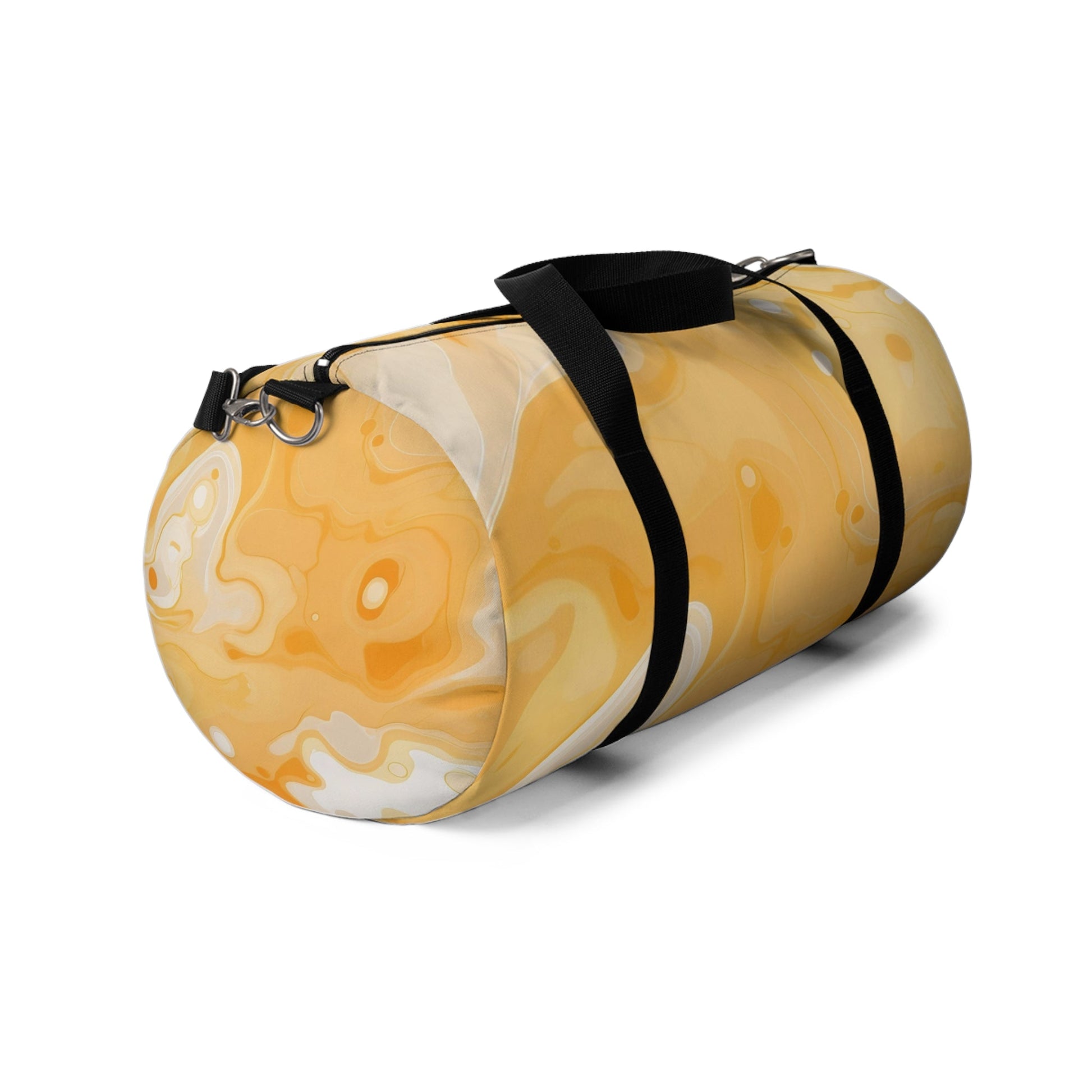 Yellow Abstract Duffel Bags, Artsulli - Art is Long, Life is Short, Bags, , , , , , , 