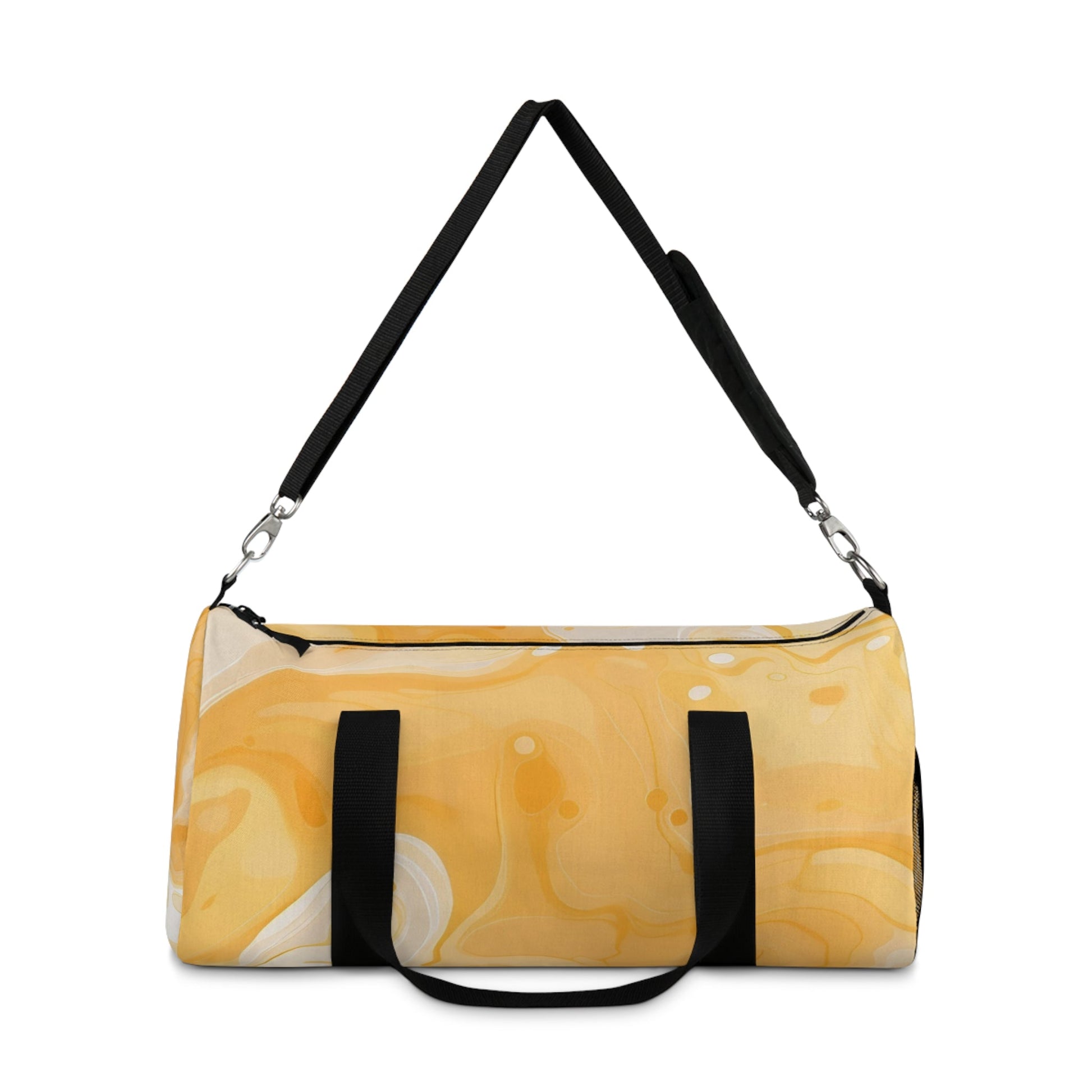 Yellow Abstract Duffel Bags, Artsulli - Art is Long, Life is Short, Bags, , , , , , , 