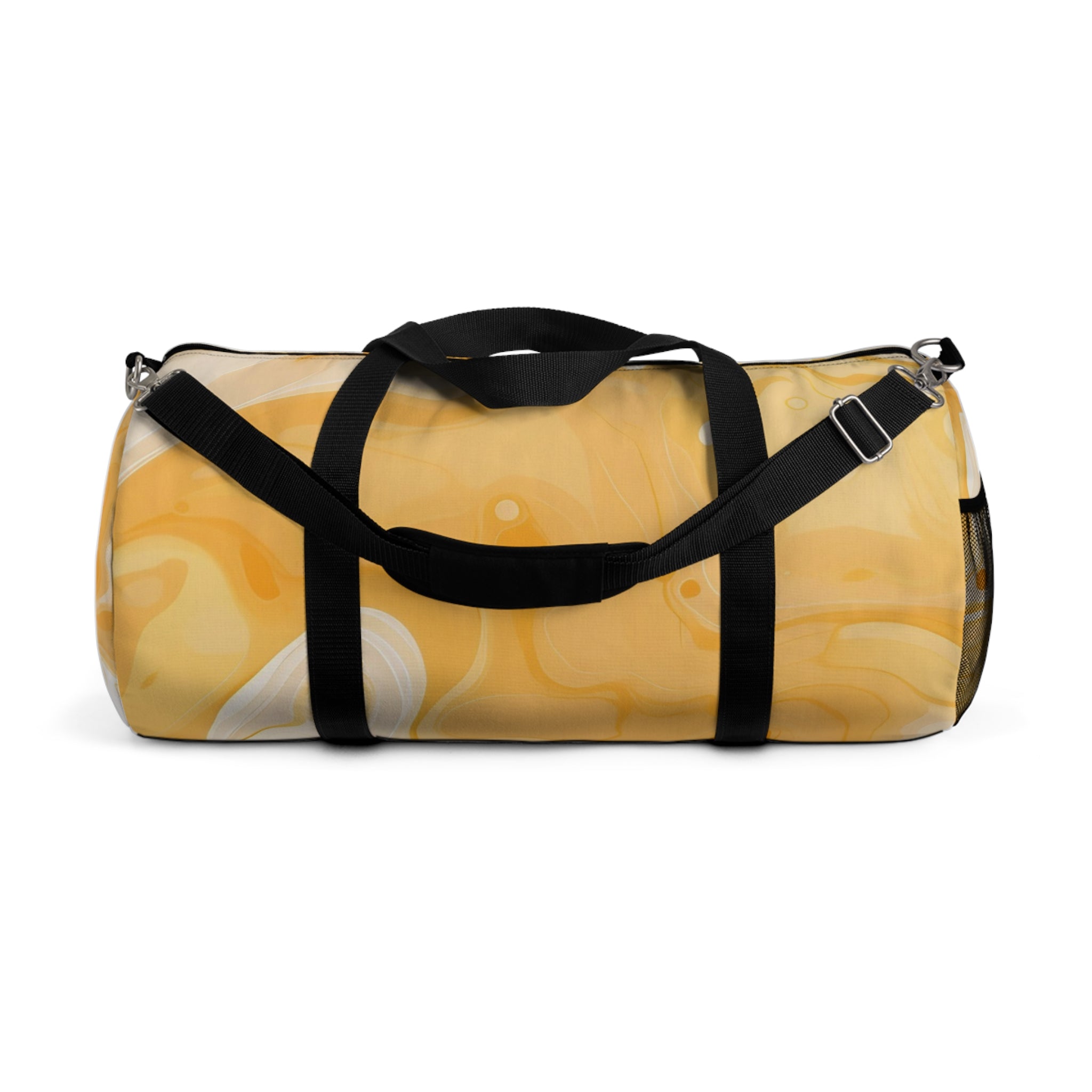 Yellow Abstract Duffel Bags, Artsulli - Art is Long, Life is Short, Bags, Size, Large, , , , , 22224479761104185518