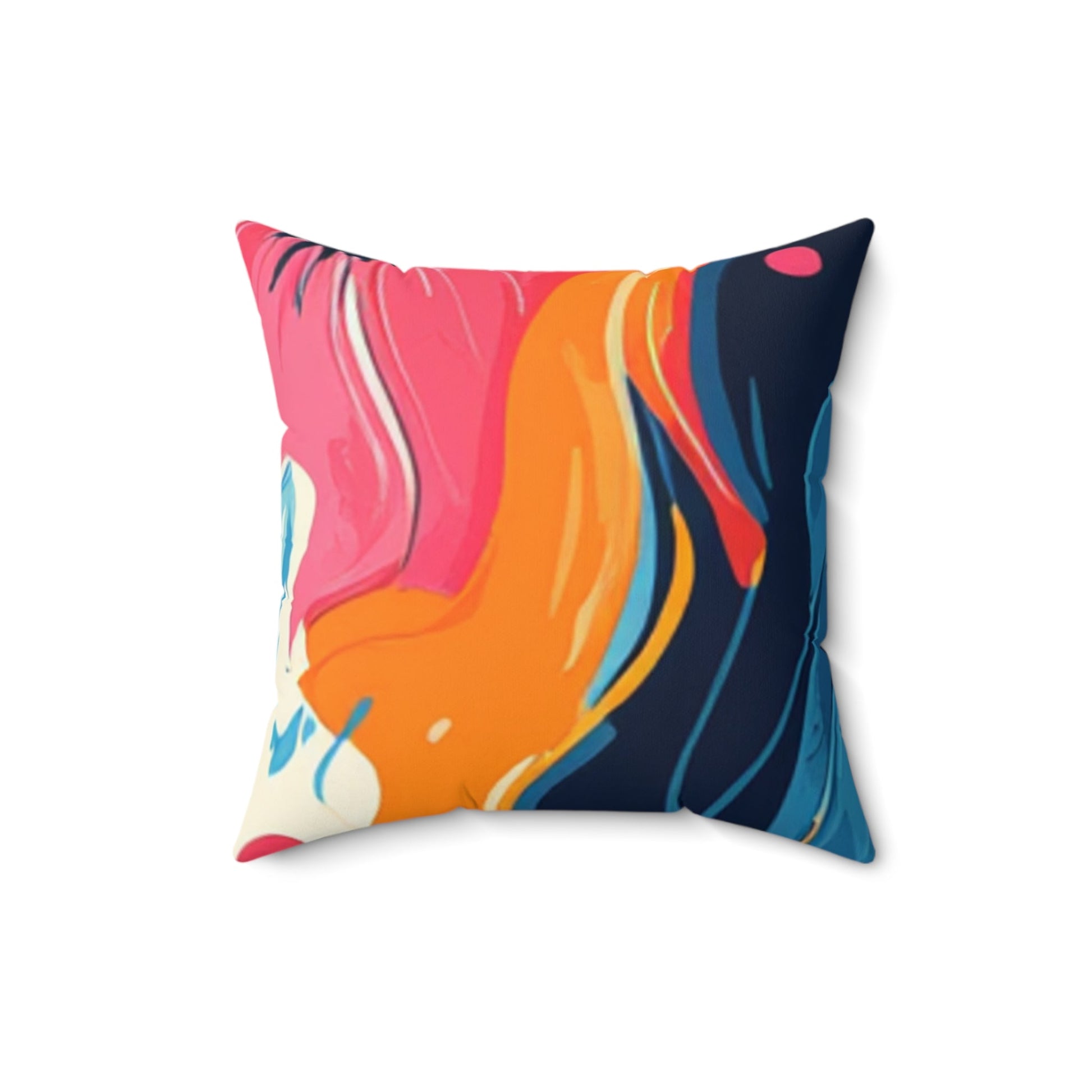 Yellow Abstract Floral Throw Pillow, Artsulli - Art is Long, Life is Short, Home Decor, , , , , , , 