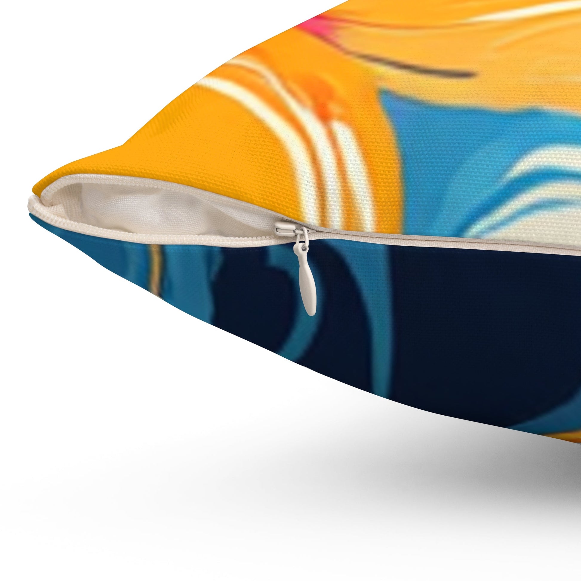 Yellow Abstract Floral Throw Pillow, Artsulli - Art is Long, Life is Short, Home Decor, , , , , , , 