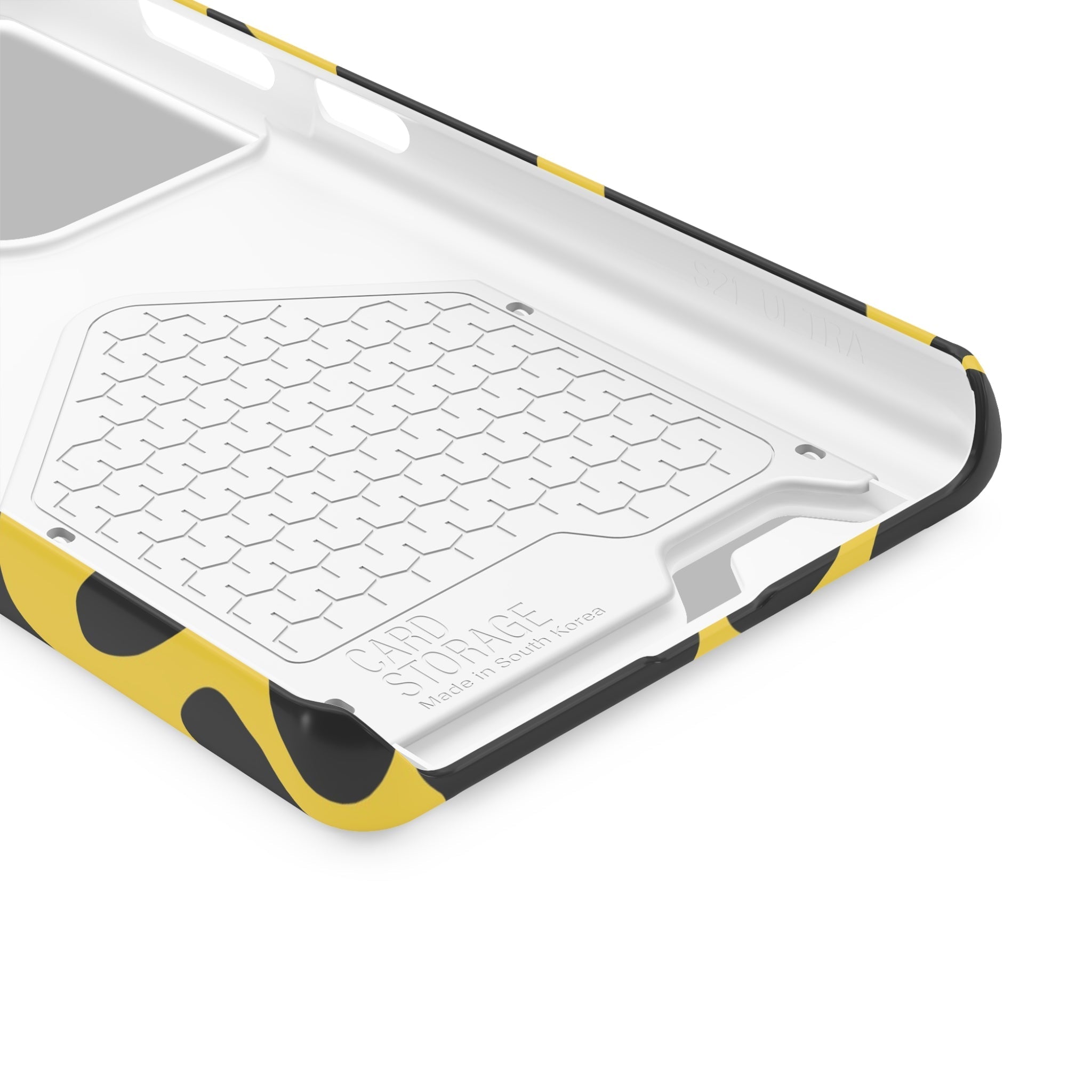 Yellow and Black Cow Print Phone Case, Artsulli - Art is Long, Life is Short, Phone Case, , , , , , , 