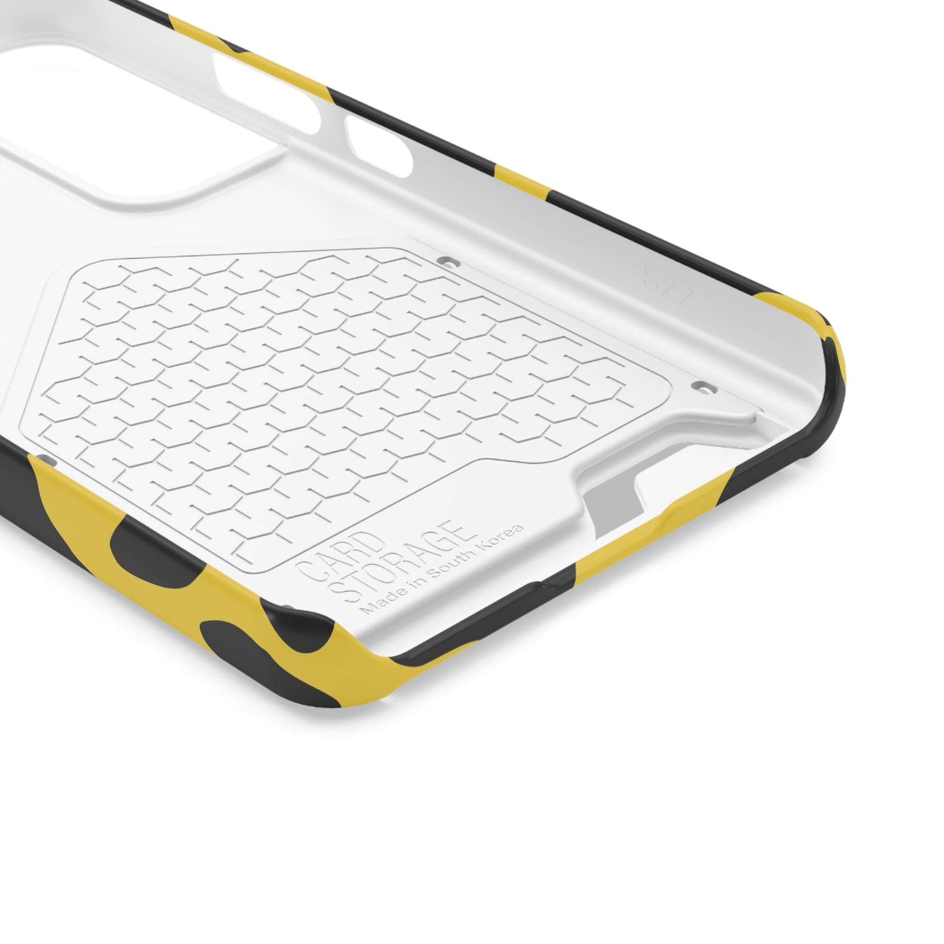 Yellow and Black Cow Print Phone Case, Artsulli - Art is Long, Life is Short, Phone Case, , , , , , , 