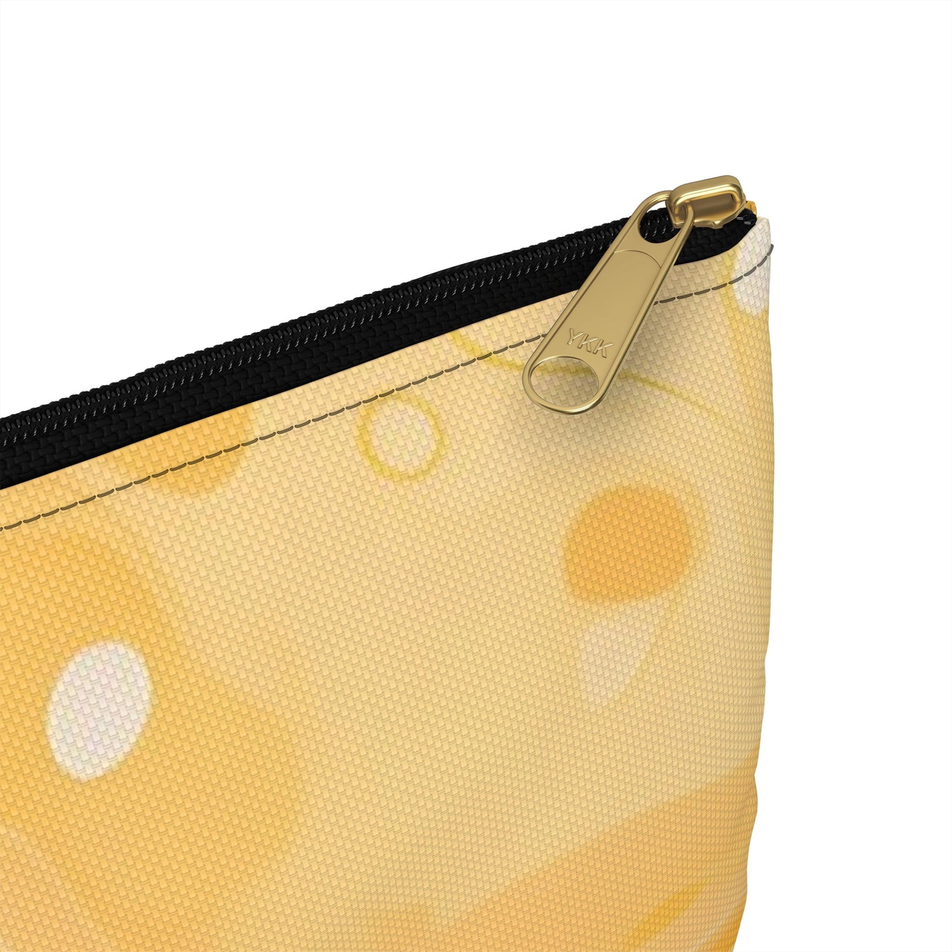 Yellow and White Abstract Marble Pouch, Artsulli - Art is Long, Life is Short, Bags, , , , , , , 