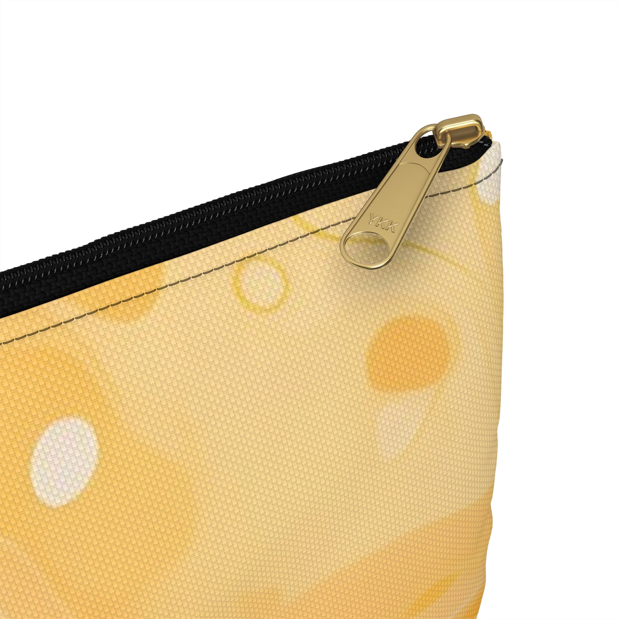 Yellow and White Abstract Marble Pouch, Artsulli - Art is Long, Life is Short, Bags, , , , , , , 