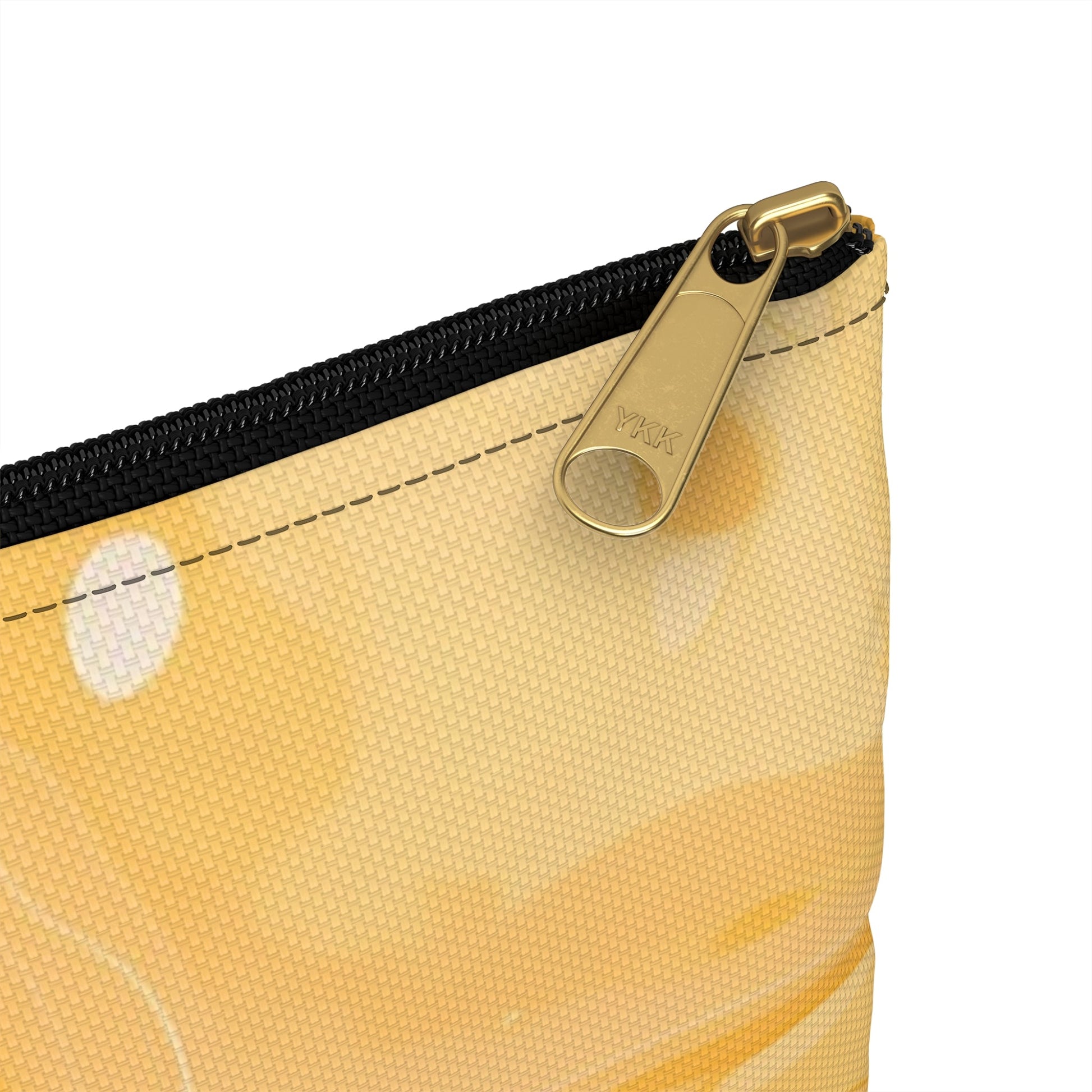 Yellow and White Abstract Marble Pouch, Artsulli - Art is Long, Life is Short, Bags, , , , , , , 