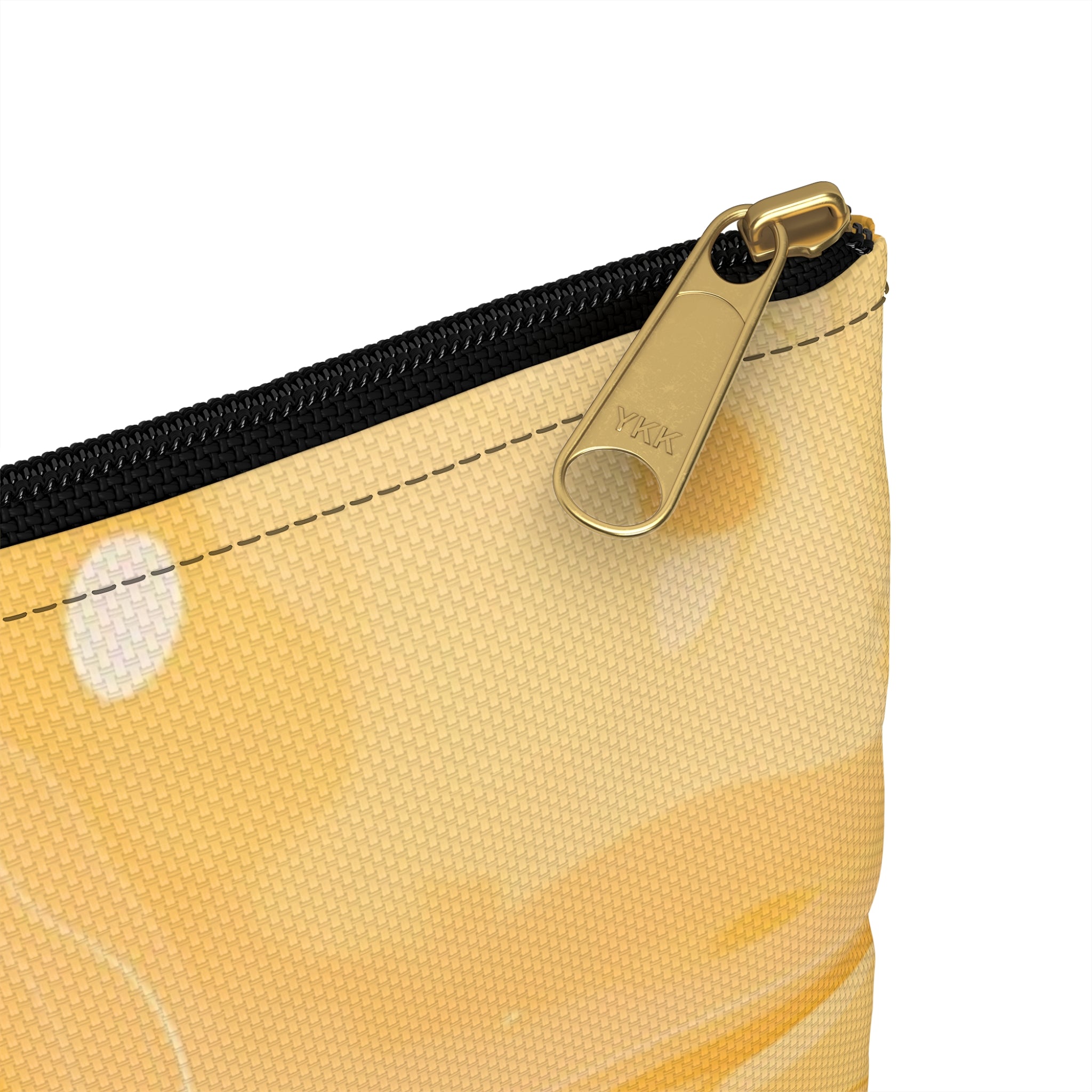 Yellow and White Abstract Marble Pouch, Artsulli - Art is Long, Life is Short, Bags, , , , , , , 