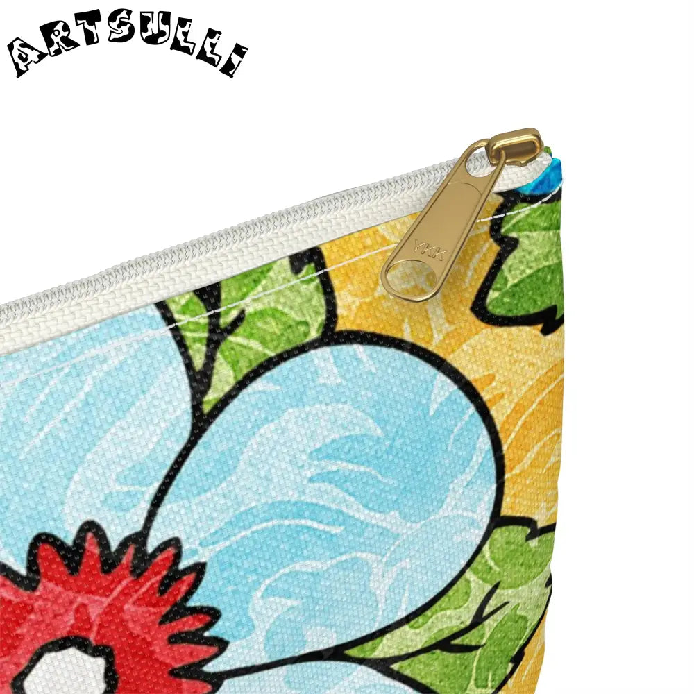 JAKKOUTTHEBXX Yellow Floral Flat Pouches 2025