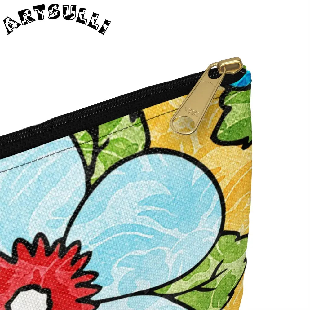 JAKKOUTTHEBXX Yellow Floral Flat Pouches 2025