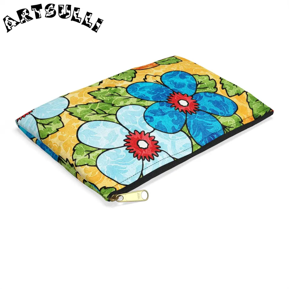 JAKKOUTTHEBXX Yellow Floral Flat Pouches 2025