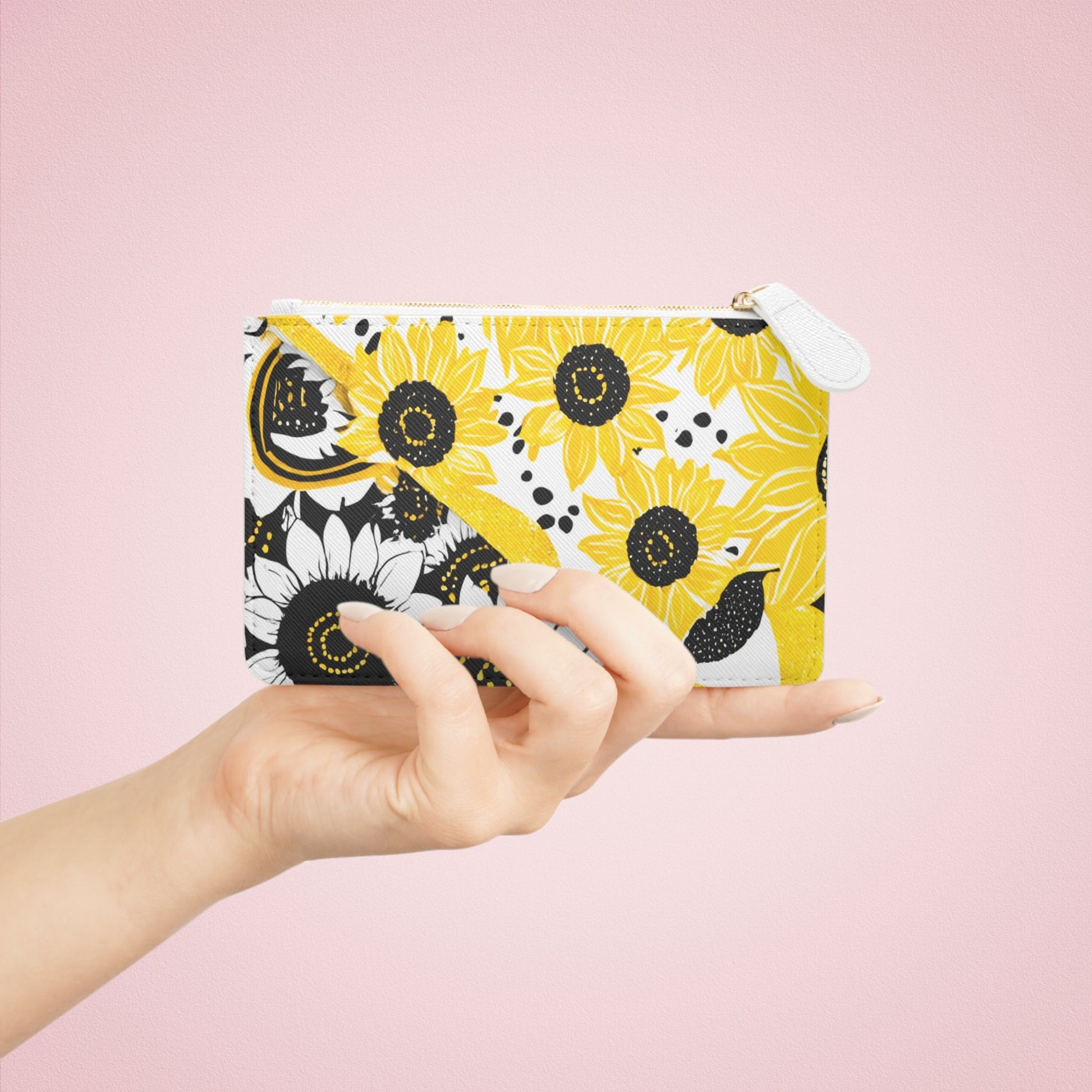 Yellow Sunflower Clutch Bag, Artsulli - Art is Long, Life is Short, Bags, , , , , , , 
