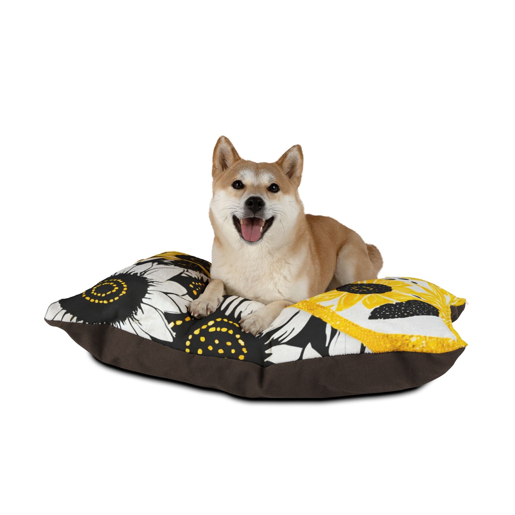 Yellow Sunflower Pet Bed, Artsulli - Art is Long, Life is Short, Pets, , , , , , , 