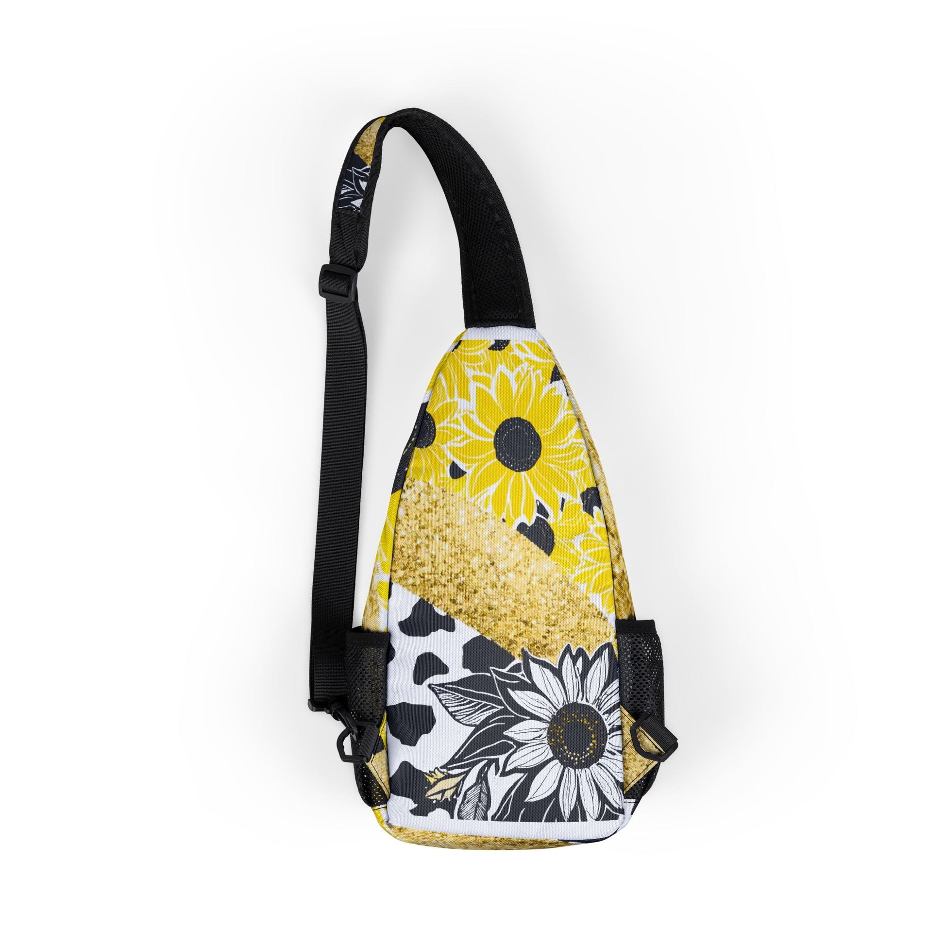 Yellow Sunflower Print Chest Bag, Artsulli - Art is Long, Life is Short, Bags, , , , , , , 